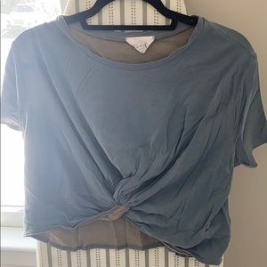 Tie Front Crop Top